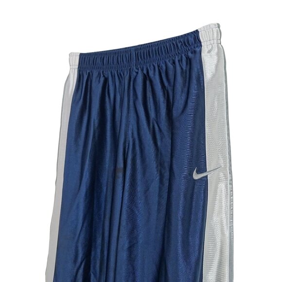 Nike Blue Athletic Track Pants Boys Size M 10 12 Pull-on Elastic Waist - Picture 2 of 11